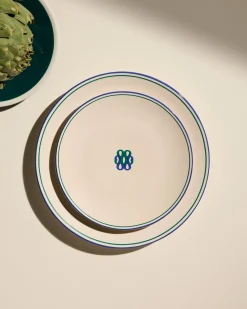 New Assiette plate Reflet - Outremer Assiettes