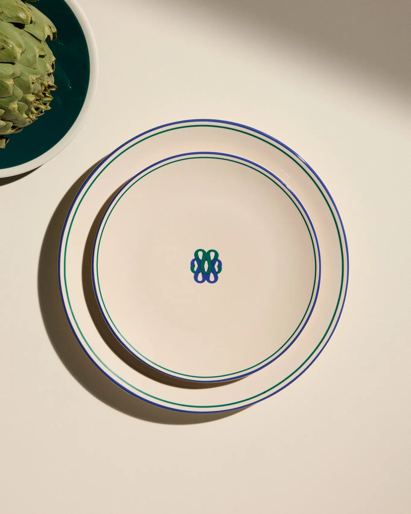 New Assiette plate Reflet - Outremer Assiettes