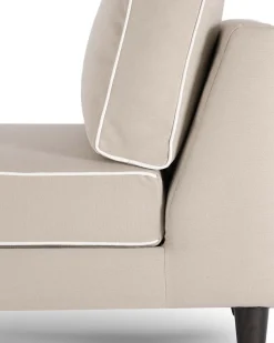 Clearance Chauffeuse Noa - Beige / Blanc Chauffeuses|Canapés