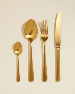Coffret de Couverts Dorés Couverts Et Ustensiles
