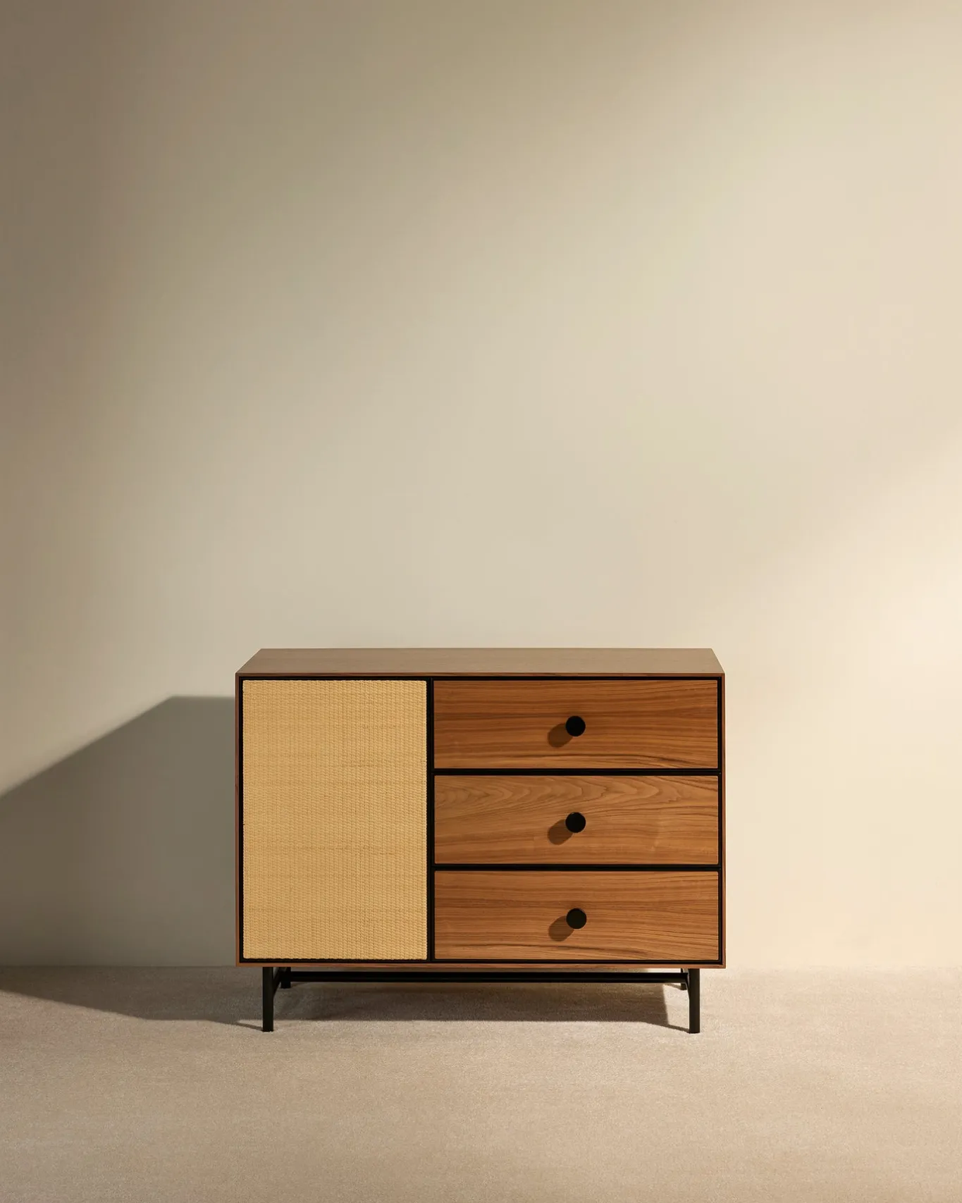 New Commode Essence - Noyer Meubles Et Bureaux
