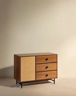 New Commode Essence - Noyer Meubles Et Bureaux