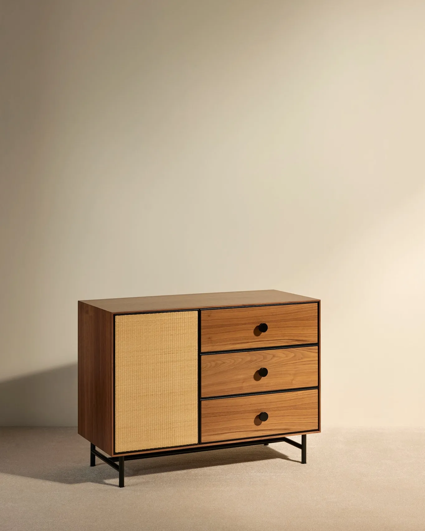 New Commode Essence - Noyer Meubles Et Bureaux