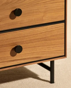 New Commode Essence - Noyer Meubles Et Bureaux