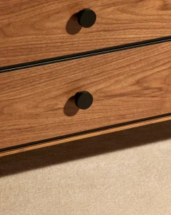 Outlet Enfilade Essence - Noyer Meubles Et Bureaux