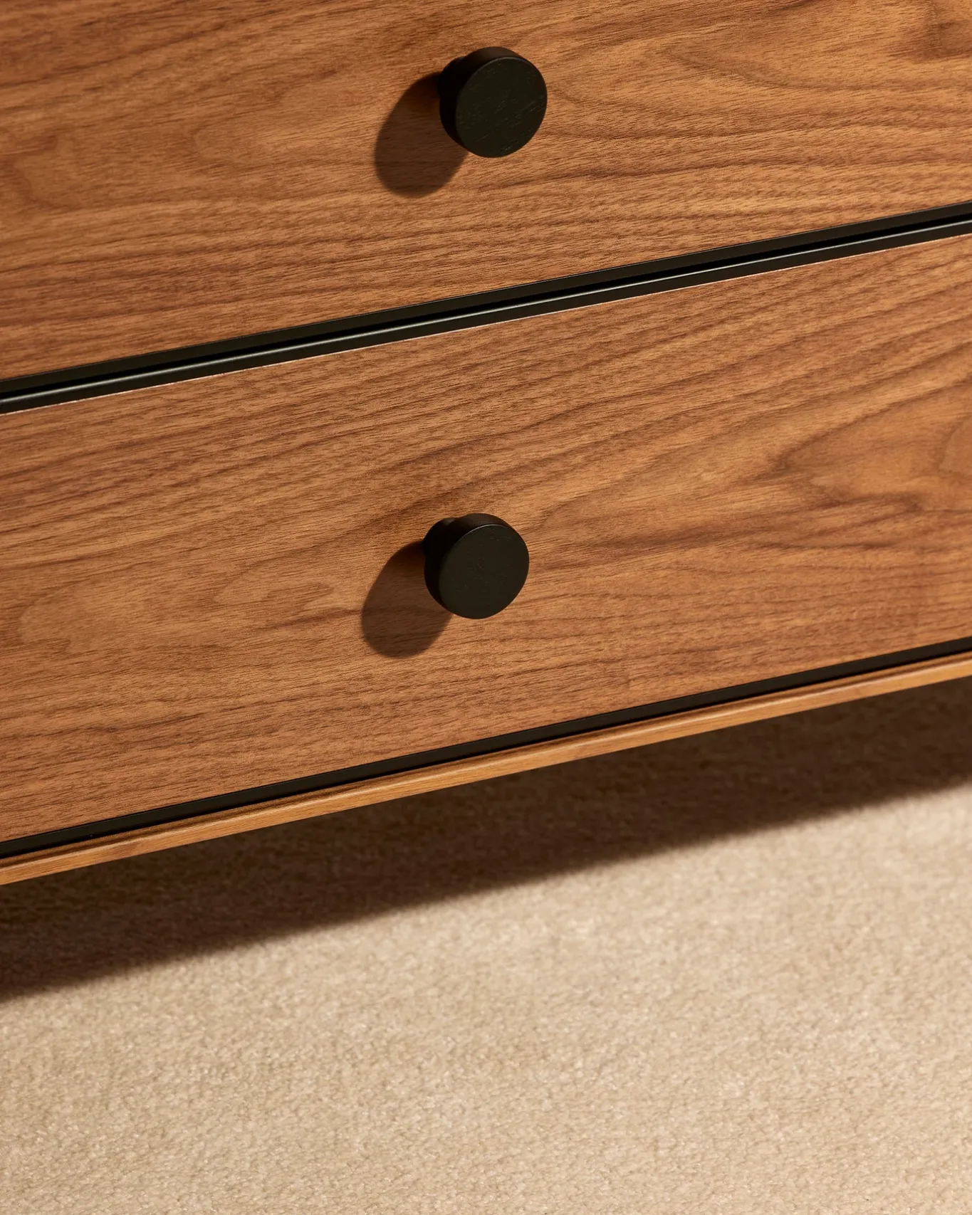 Outlet Enfilade Essence - Noyer Meubles Et Bureaux