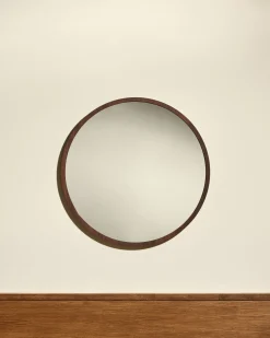 Hot Miroir Bulle - Noyer Miroirs