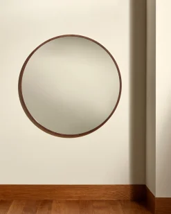 Clearance Miroir Bulle - Noyer Miroirs