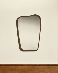 Hot Miroir Organique - Noyer Miroirs