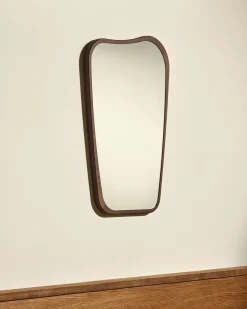 Hot Miroir Organique - Noyer Miroirs