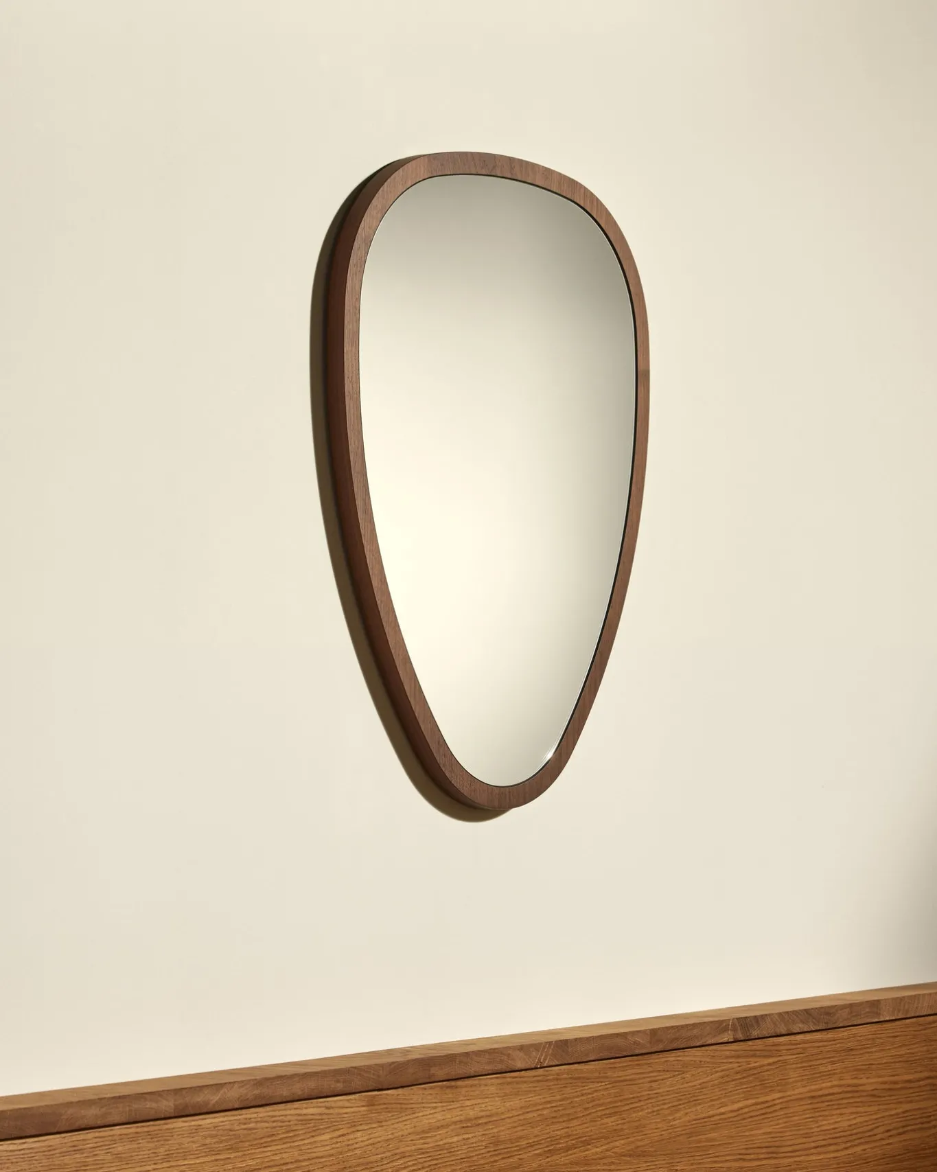 Sale Miroir Ovo - Noyer Miroirs