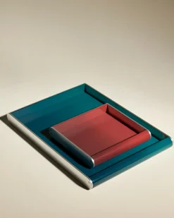 Clearance Plateau Oscar - Bleu Sarah Plateaux