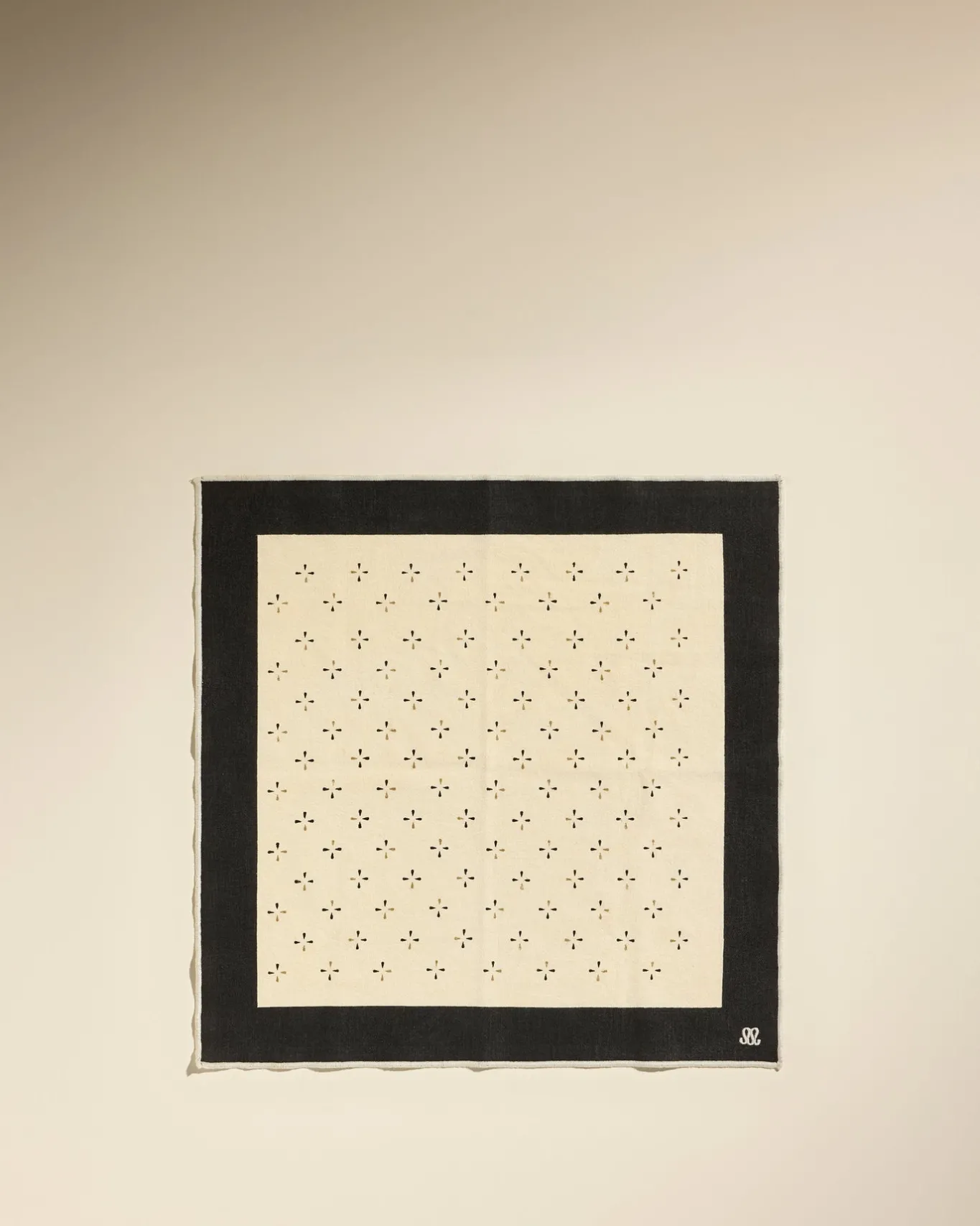 Discount Serviette de table Murmure - Noir Linge De Table