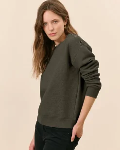 Discount Sweat Passy - Kaki Hauts