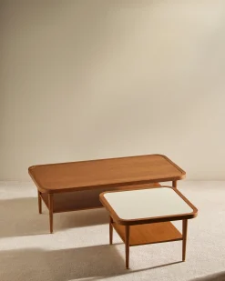 Clearance Table basse Puzzle - Naturel Tables Basses|Tables D'Appoint Et Chevets