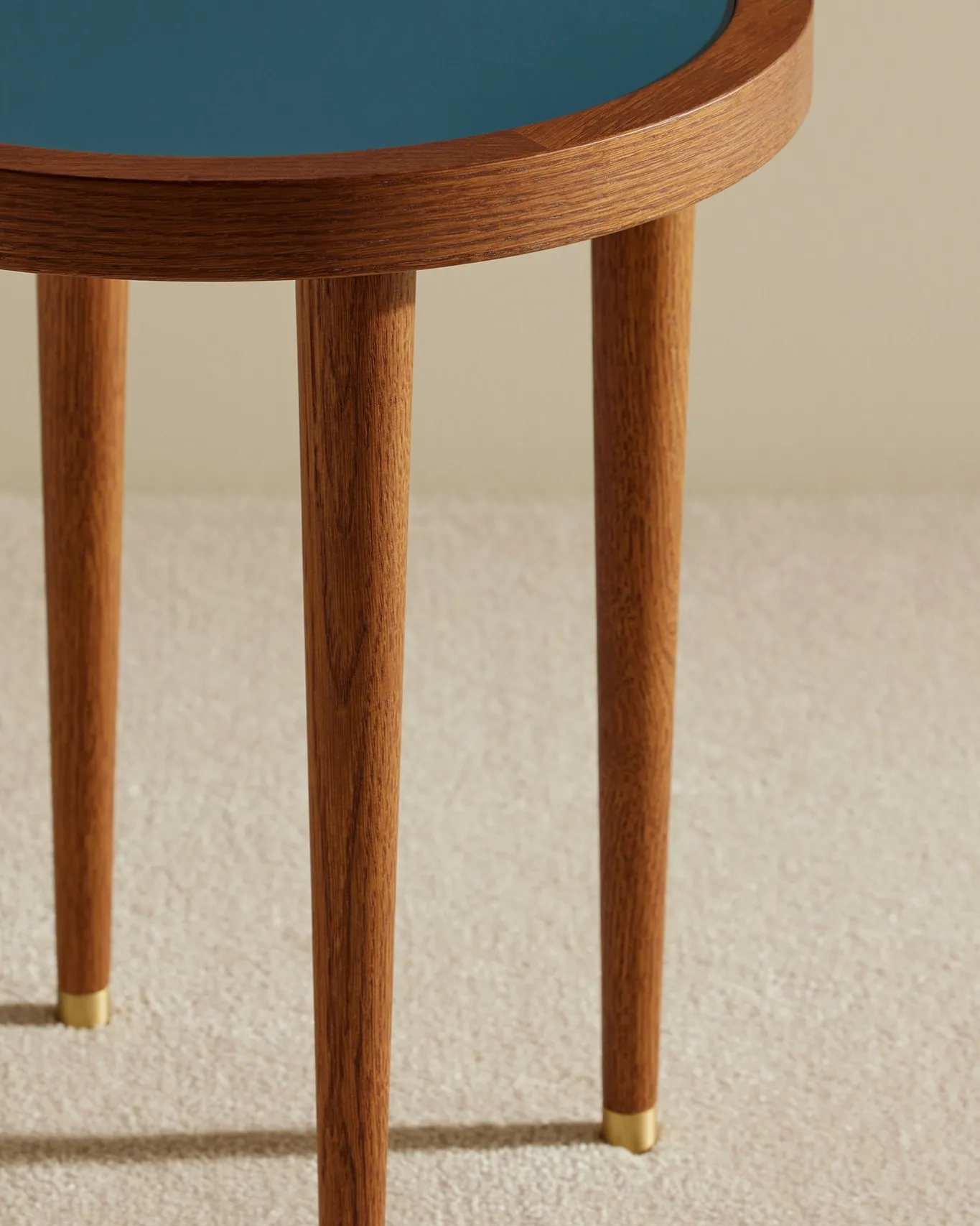 Outlet Table basse ronde Puzzle - Bleu Sarah Tables Basses|Tables D'Appoint Et Chevets