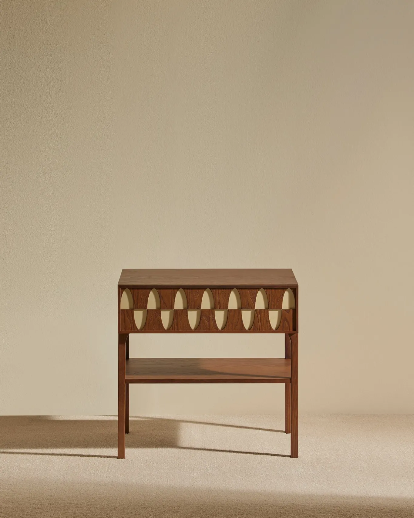 Best Table de chevet Ecailles - Noyer Tables D'Appoint Et Chevets