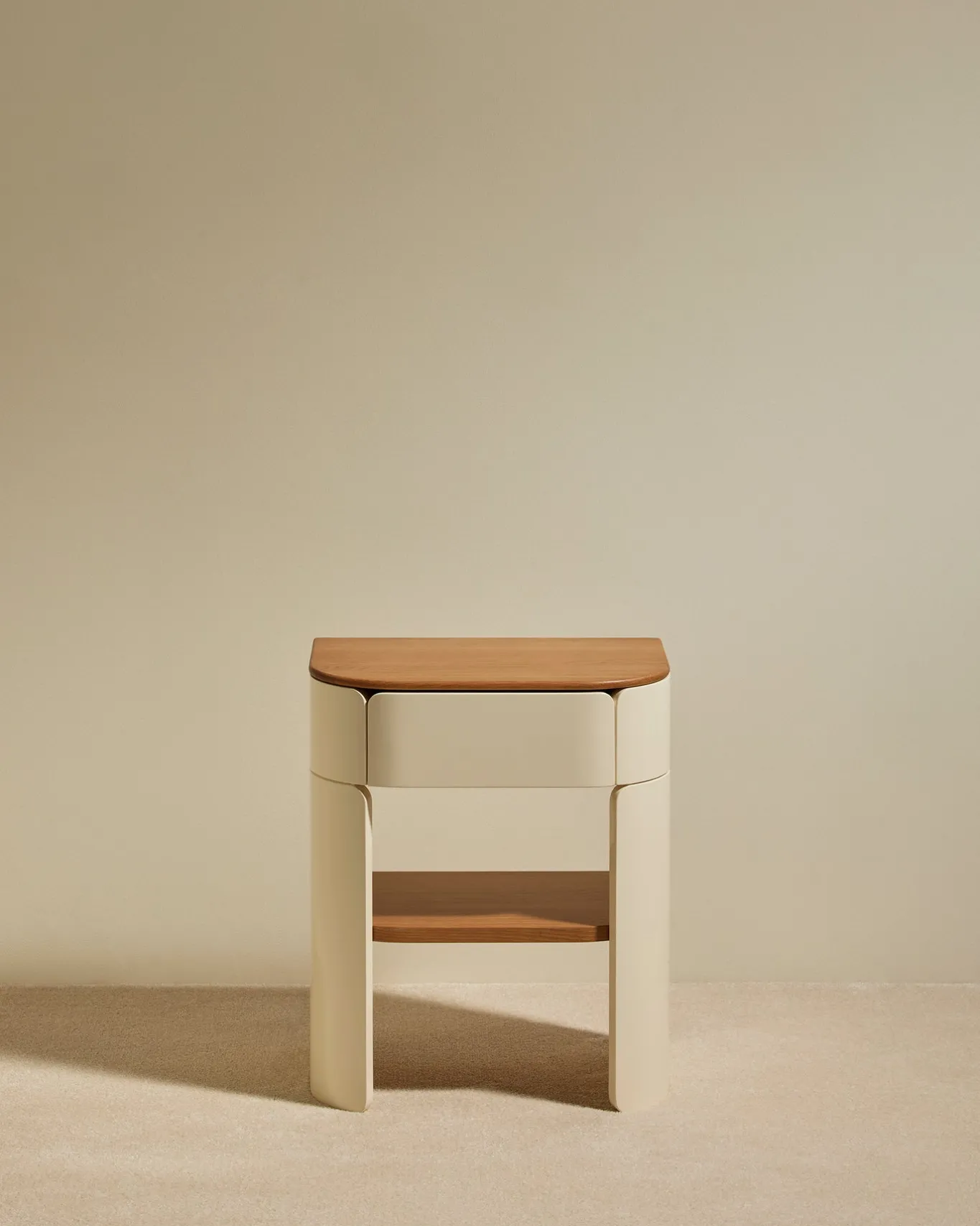 Outlet Table de chevet Equilibre - Ecru Tables D'Appoint Et Chevets