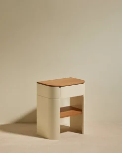 Outlet Table de chevet Equilibre - Ecru Tables D'Appoint Et Chevets