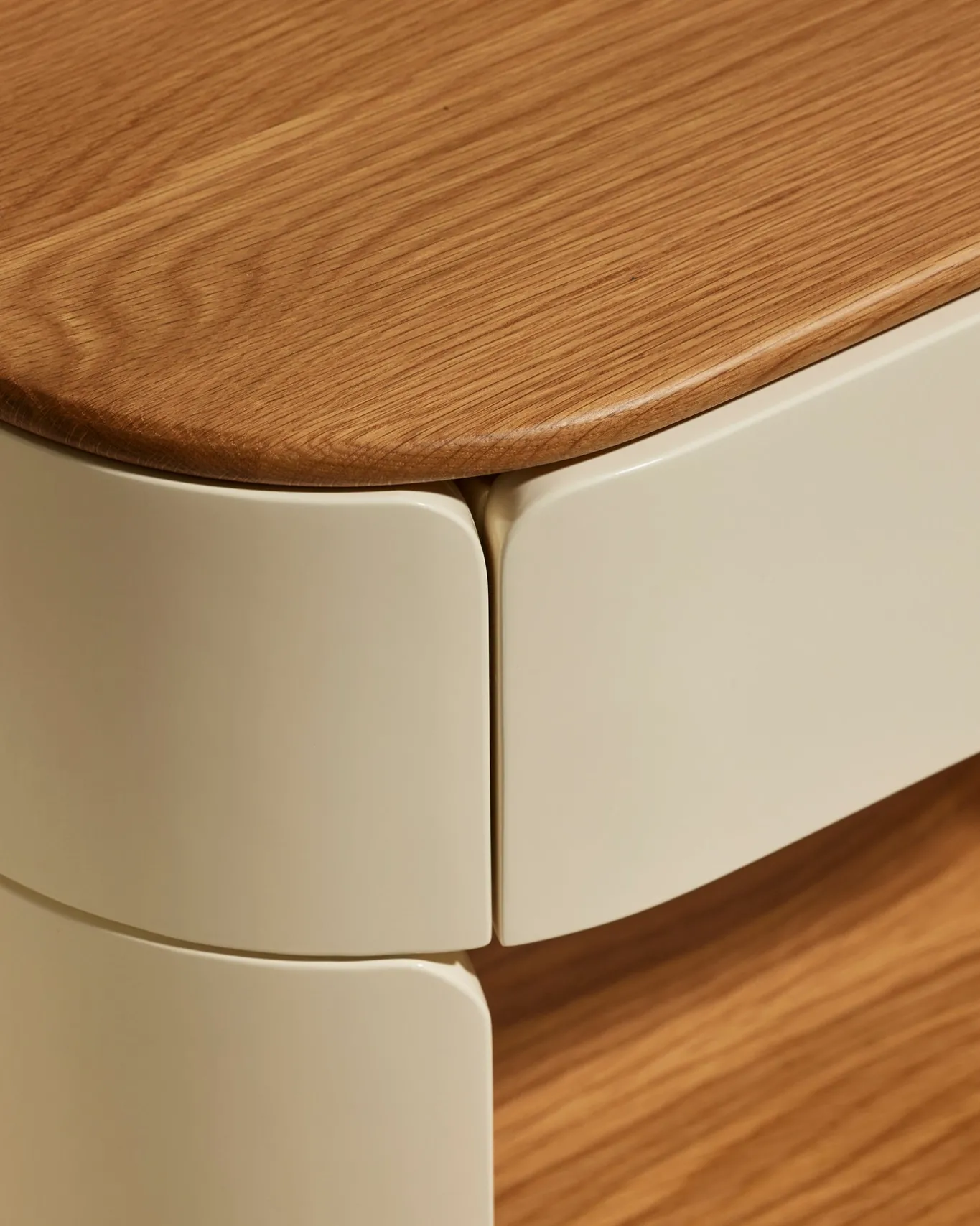 Outlet Table de chevet Equilibre - Ecru Tables D'Appoint Et Chevets