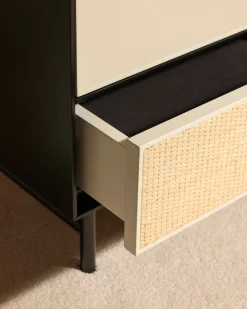Outlet Table de chevet Essence - Noir Tables D'Appoint Et Chevets