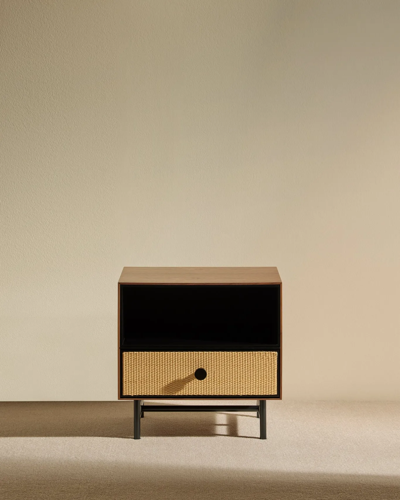 Best Table de chevet Essence - Noyer Tables D'Appoint Et Chevets
