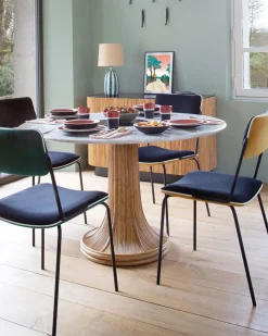 Best Table ronde Riviera Marbre Blanc Tables Hautes