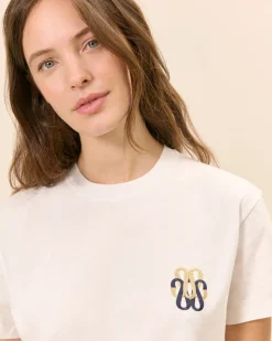 Online T-Shirt Monogramme - /Doré Hauts