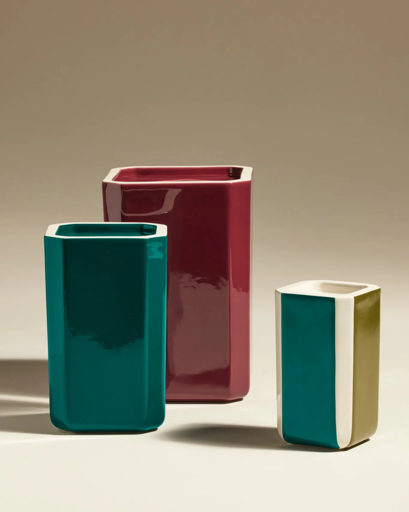Discount Vase Facettes - Tricolore Vases